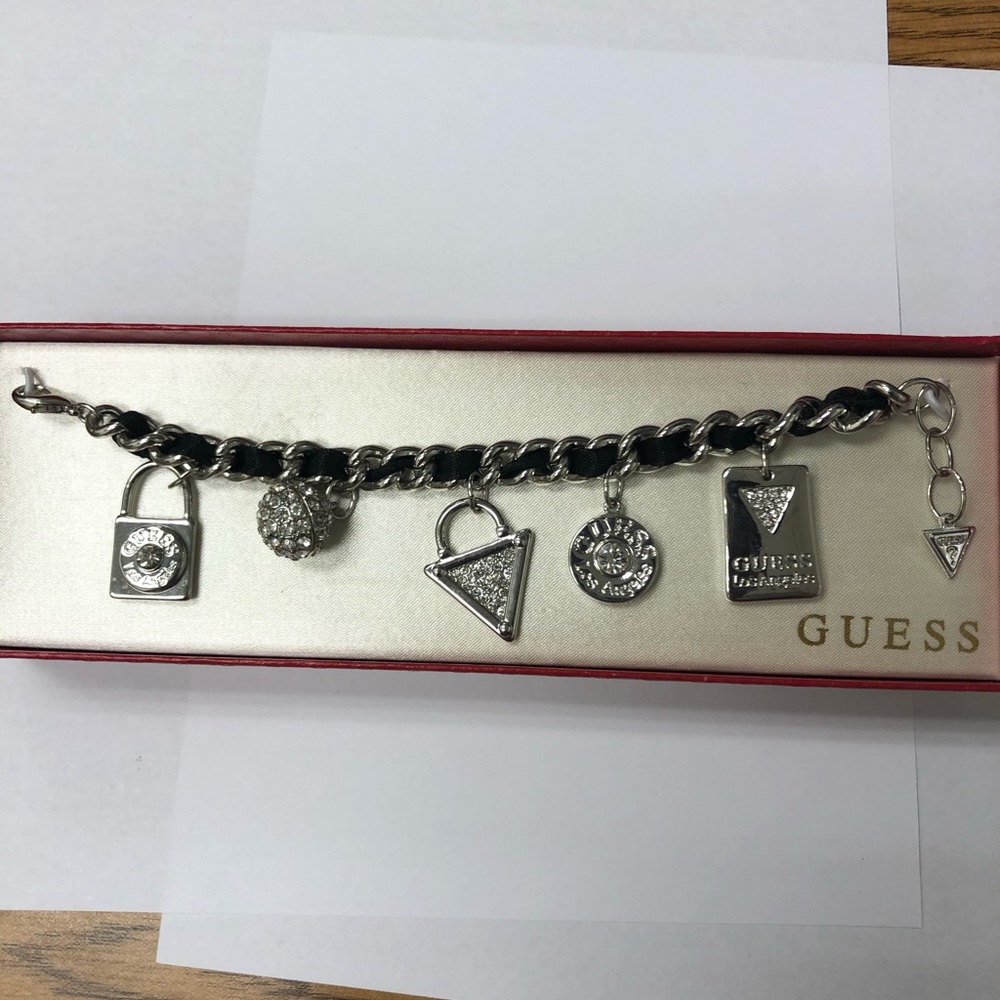 Guess Charm Bracelet - Silver